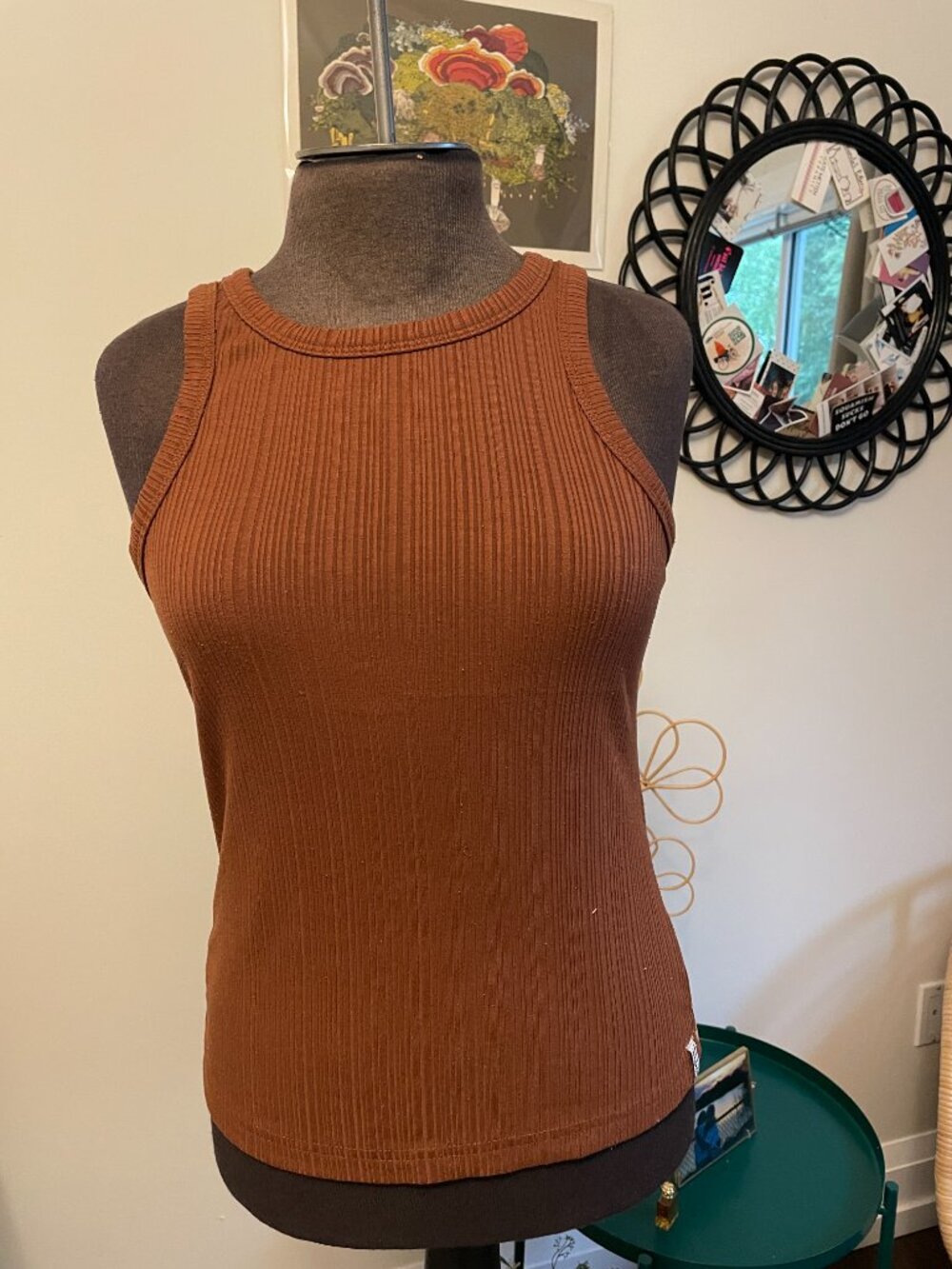 Rhythm rib knit muscle tank